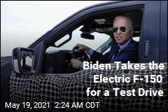 Biden Takes Ford F-150 for Test Drive