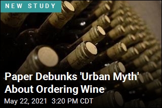 Paper Debunks &#39;Urban Myth&#39; About Ordering Wine