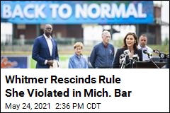 Mich. Governor Rescinds Rule She Violated at Bar