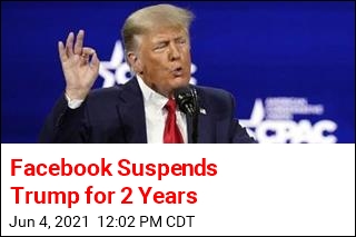 Facebook Suspends Trump for 2 Years