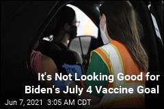 US Seems Unlikely to Hit Biden&#39;s July 4 Vaccine Goal