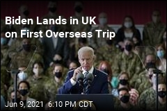 Biden Lands in UK on First Overseas Trip