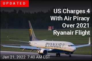 Ryanair: Belarus Told Pilot of a Bomb