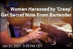 Bartender Gives Fake Receipt to Women Being Harassed