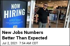 New Jobs Numbers Better Than Expected