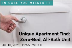 Unique Apartment Find: Zero-Bed, All-Bath Unit