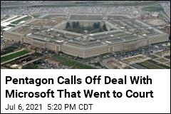 Pentagon Pulls $10B Deal From Microsoft That Amazon Fought