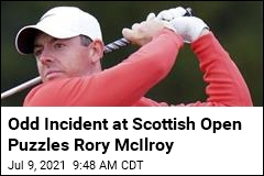 Fan Swipes Club From McIlroy&#39;s Bag at Scottish Open