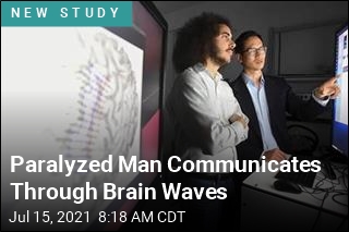 Paralyzed Man Communicates Through Brain Waves
