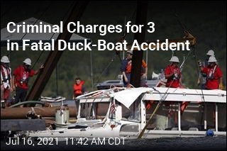 Criminal Charges for 3 in Fatal Duck-Boat Accident