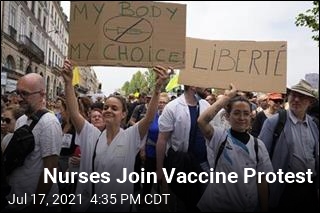 Nurses Join Vaccine Protest
