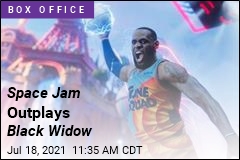 Families Drive Space Jam Past Black Widow