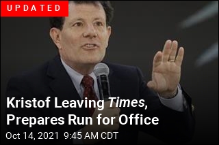 Governor Kristof? Times Columnist Explores a Run
