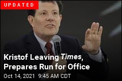 Governor Kristof? Times Columnist Explores a Run