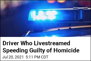 Man Guilty of Killing Driver During Speeding Livestream