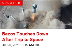 Jeff Bezos Blasts Into Space