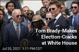 Tom Brady Makes Election Cracks at White House
