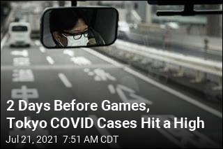2 Days Before Games, Tokyo COVID Cases Hit a High