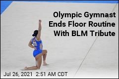 Olympic Gymnast Ends Floor Routine With BLM Tribute