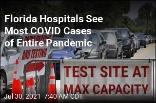 In Parts of Florida, COVID Hospitalizations Hit Record