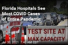 In Parts of Florida, COVID Hospitalizations Hit Record