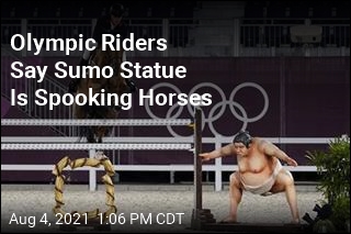 Sumo Statue May Be Spooking Horses in Tokyo