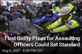 First Guilty Pleas for Assaulting Officers Could Set Standard