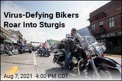 Sturgis Bikers Throw Caution to the Wind