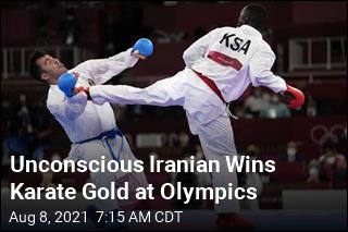 Unconscious Iranian Wins Karate Gold at Olympics