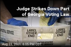 Judge Strikes Down Part of Georgia Voting Law