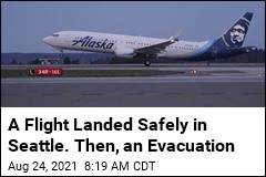 A Flight Landed Safely in Seattle. Then, an Evacuation