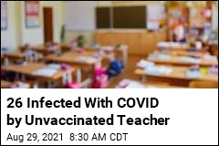 Unvaccinated Teacher Infected 26 at Elementary School