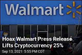 Cryptocurrency Surges After Fake Walmart Press Release