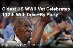 Oldest US WWII Vet Celebrates 112th With Drive-By Party