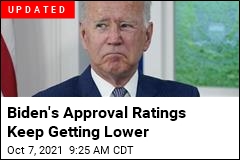 Independents Send Biden&#39;s Approval Rating Way Down