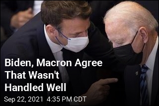 Biden, Macron Agree Consultation Would Have Been Nice