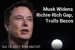 Elon Musk Trolls Bezos, Widens Lead in Wealth