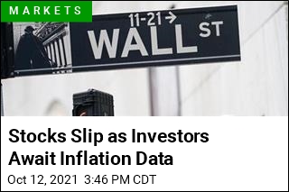 Stocks Slip as Investors Await Inflation Data