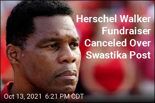 Herschel Walker Fundraiser Canceled Over Swastika Post