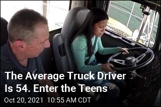Teens Step Up Amid Purported Truck Driver Shortage