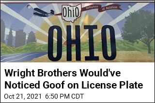 Wright Brothers Would&#39;ve Noticed Goof on License Plate