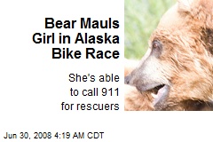 Bear Mauls Girl in Alaska Bike Race