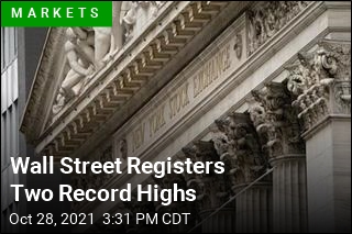 Wall Street Registers Two Record Highs