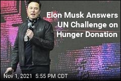 Elon Musk Answers UN Challenge on Hunger Donation