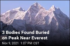 3 Bodies Found Buried on Peak Near Everest