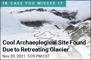 Cool Archaeological Site Found Due to Retreating Glacier