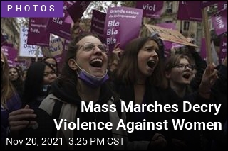Mass Marches Decry Violence Against Women