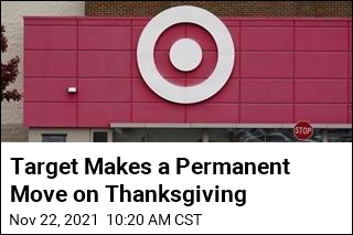 Target Makes a Permanent Move on Thanksgiving