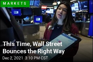 This Time, Wall Street Bounces the Right Way