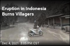 Eruption in Indonesia Burns Villagers